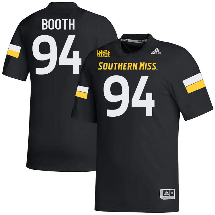 Southern Miss Golden Eagles #94 Kristin Booth Jersey Football Uniforms-Black